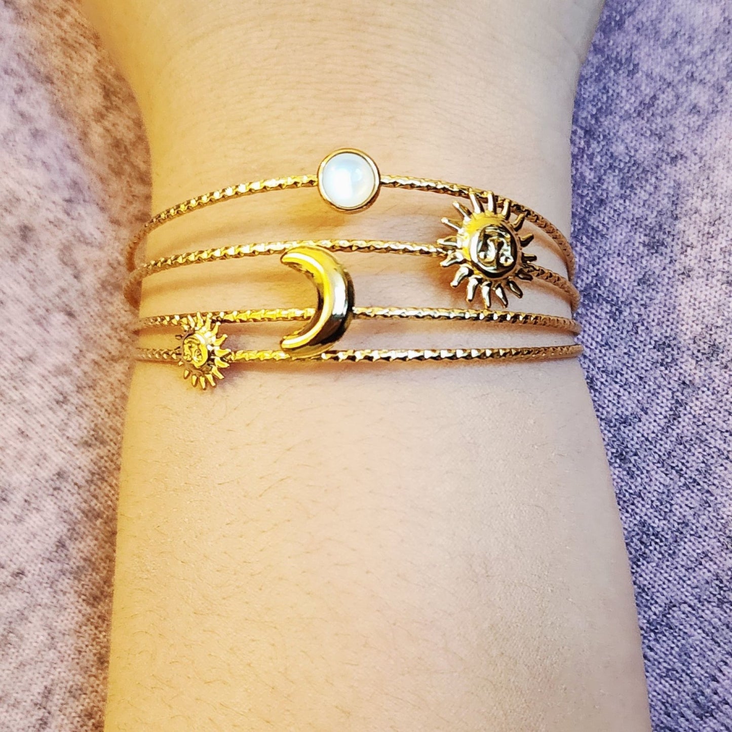 Bracelet jonc Laura