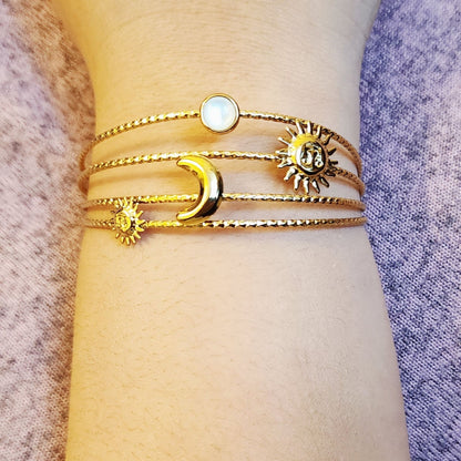 Bracelet jonc Laura