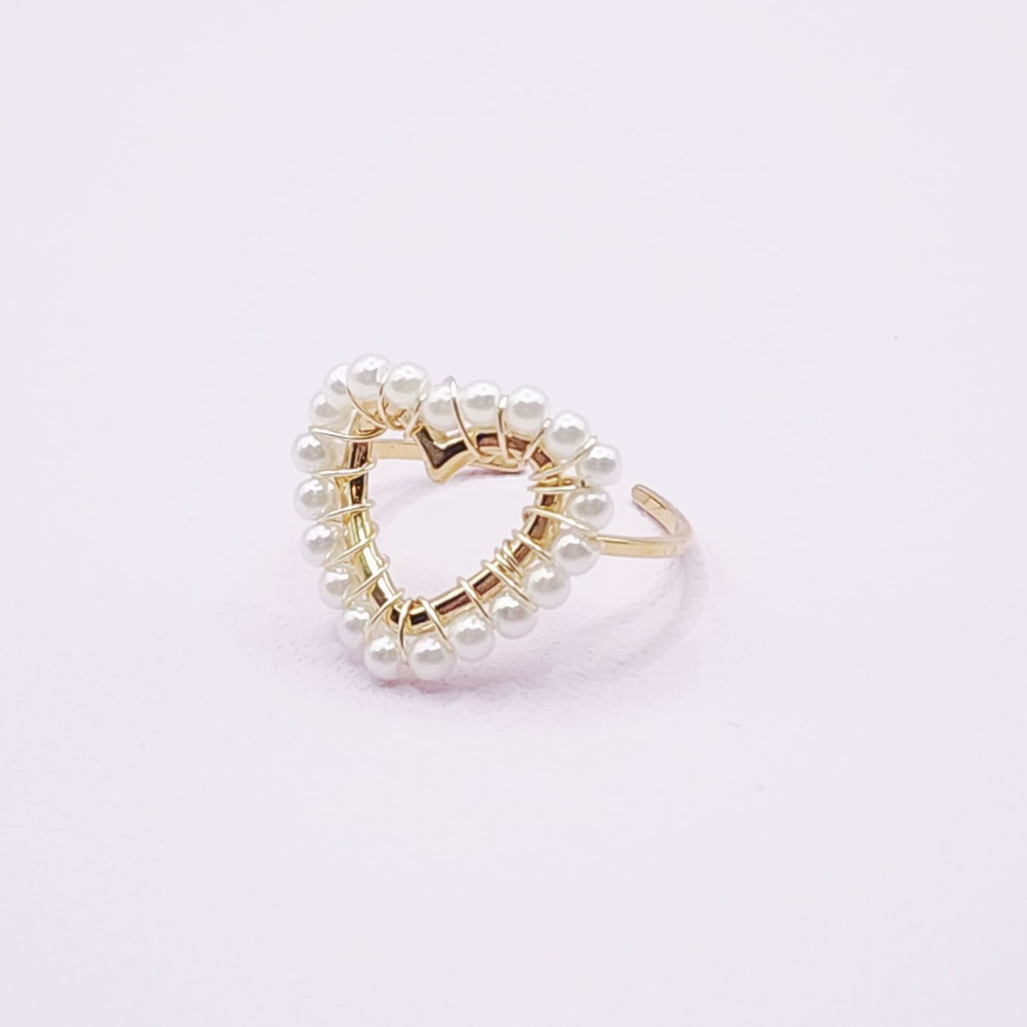 Bague Perla en Acier Inoxydable Doré ou Argenté